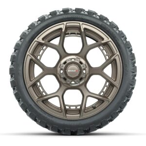 Set of (4) 15" MadJax® Flow Form Evolution Matte Bronze Wheels with GTW® Nomad Off Road Tires - Image 2